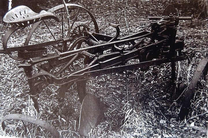 horse drawn bottom breaking plow